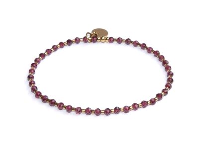 Armband purple garnet